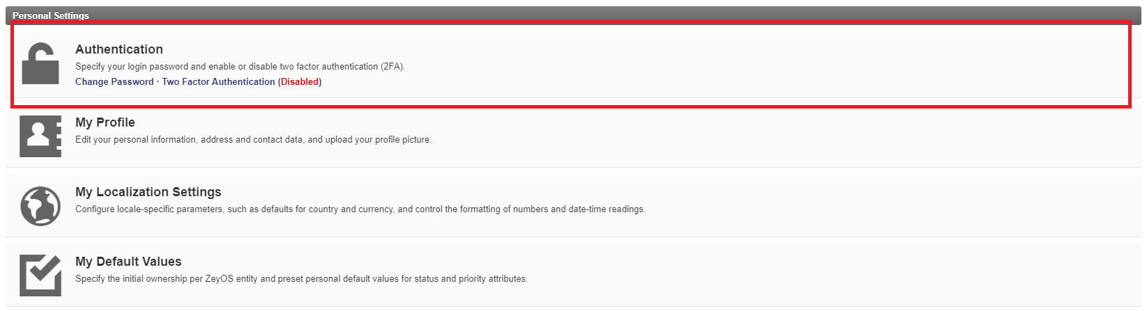 two factor authentication
