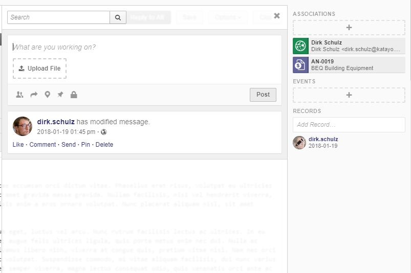 add record to object